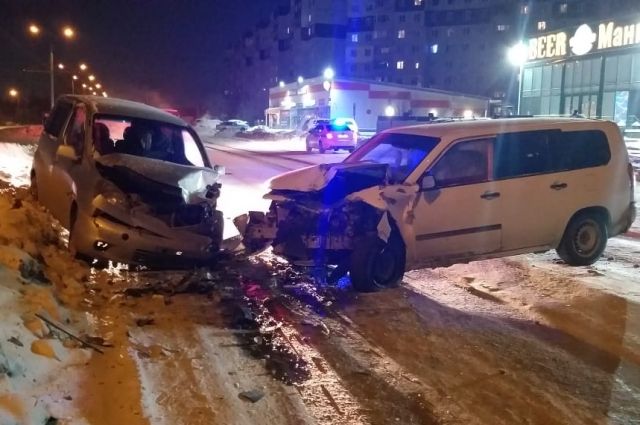 Подросток пострадал в ДТП в новогоднюю ночь в Новосибирске