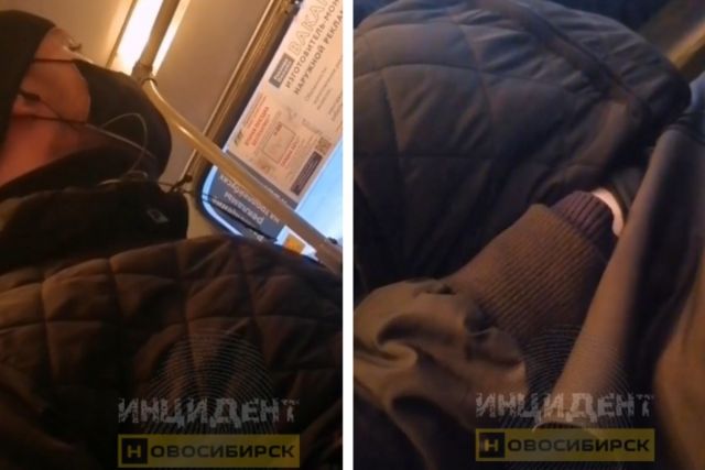 В Новосибирске пассажирка сняла на видео онаниста в троллейбусе