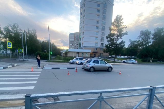 Автомобиль Nissan March сбил 7-летнюю девочку в Новосибирске