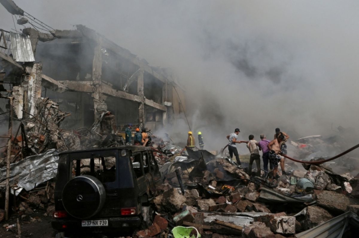 МИД России выразил соболезнования после взрыва в ТЦ в Ереване