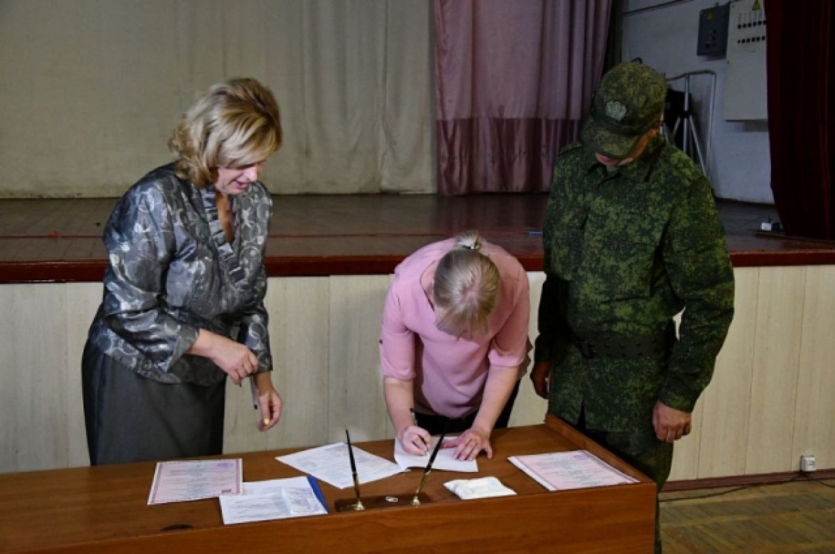 Бракосочетания восьми мобилизованных провели в Краснодарском крае