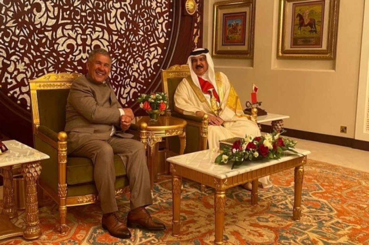 Рустам Минниханов встретился с королём Бахрейна
