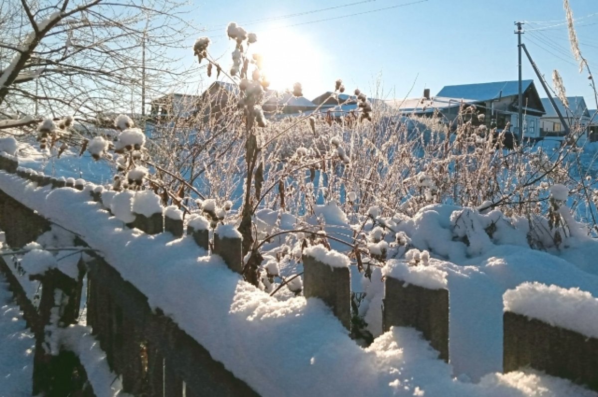 В Архангельске прогнозируют снежную ночь