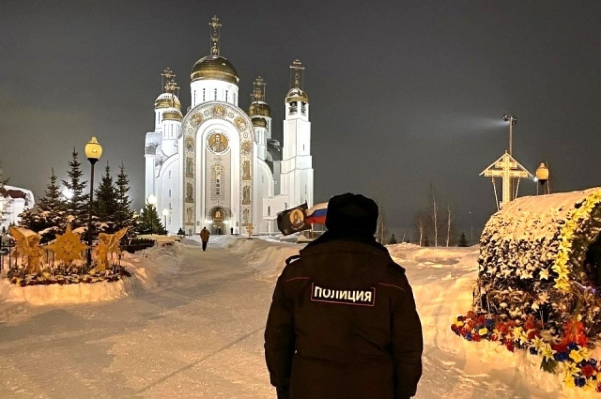 В рождественских богослужениях участвовали более 1,3 млн человек — МВД РФ