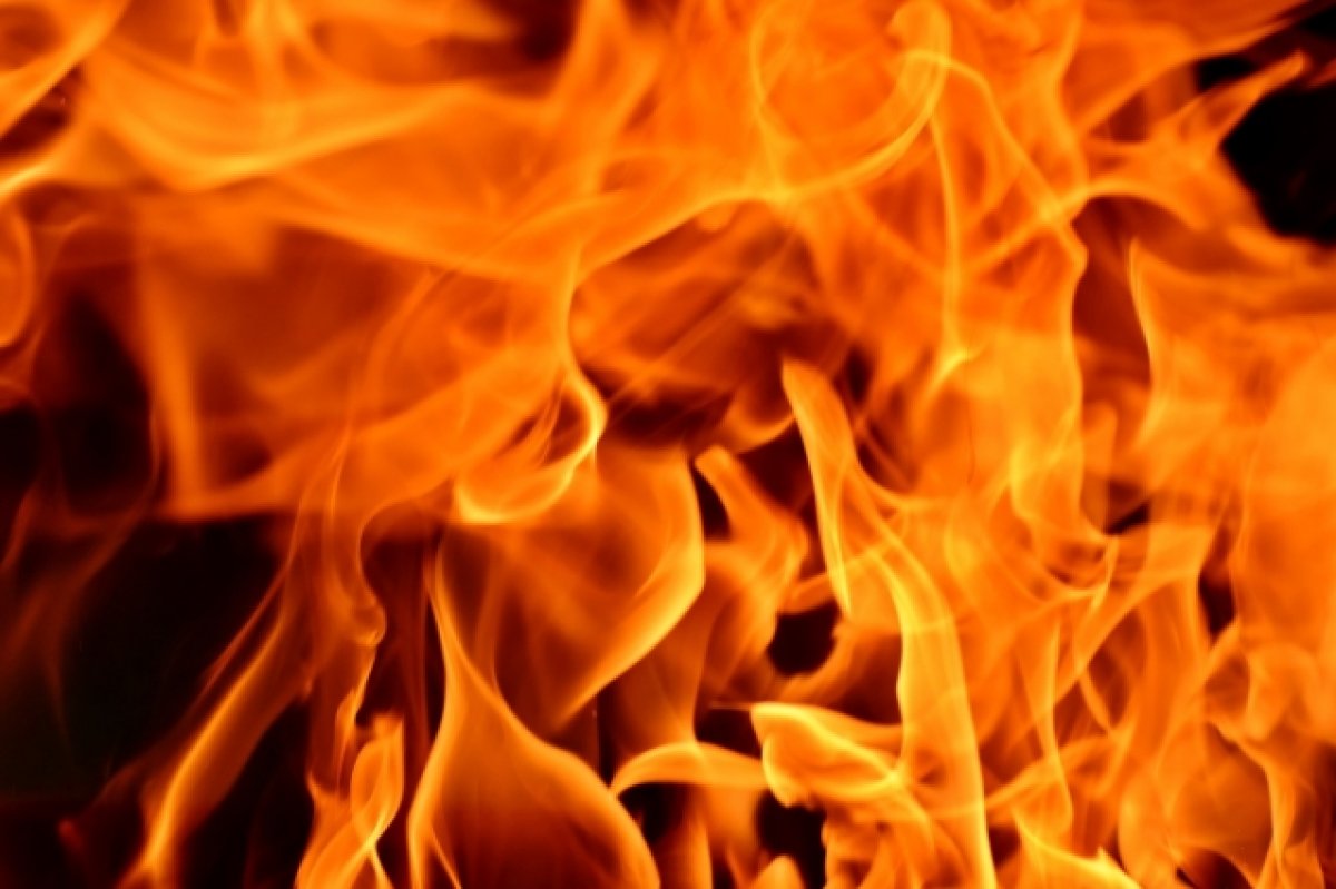 В Геленджике возле церкви жители тушат пожар в лесу