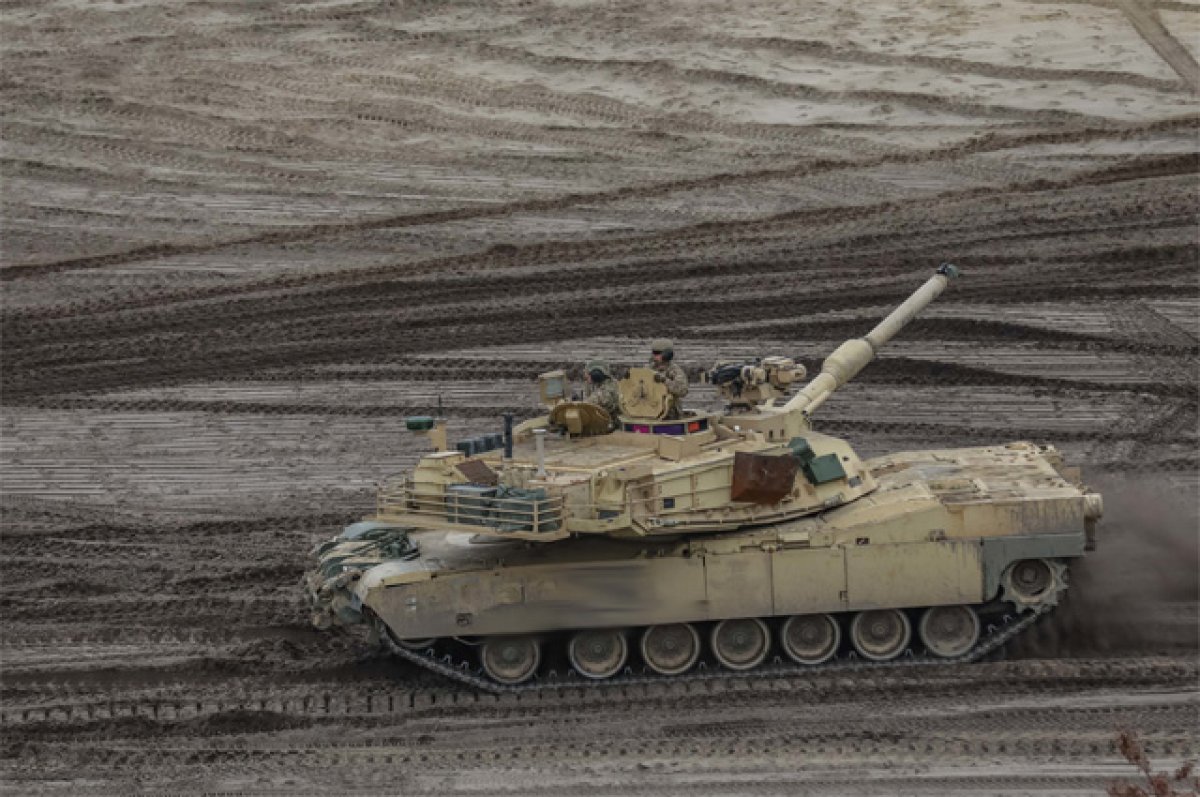 Ау, Abrams, ты где? Одинокий американский танк замечен к западу от Авдеевки