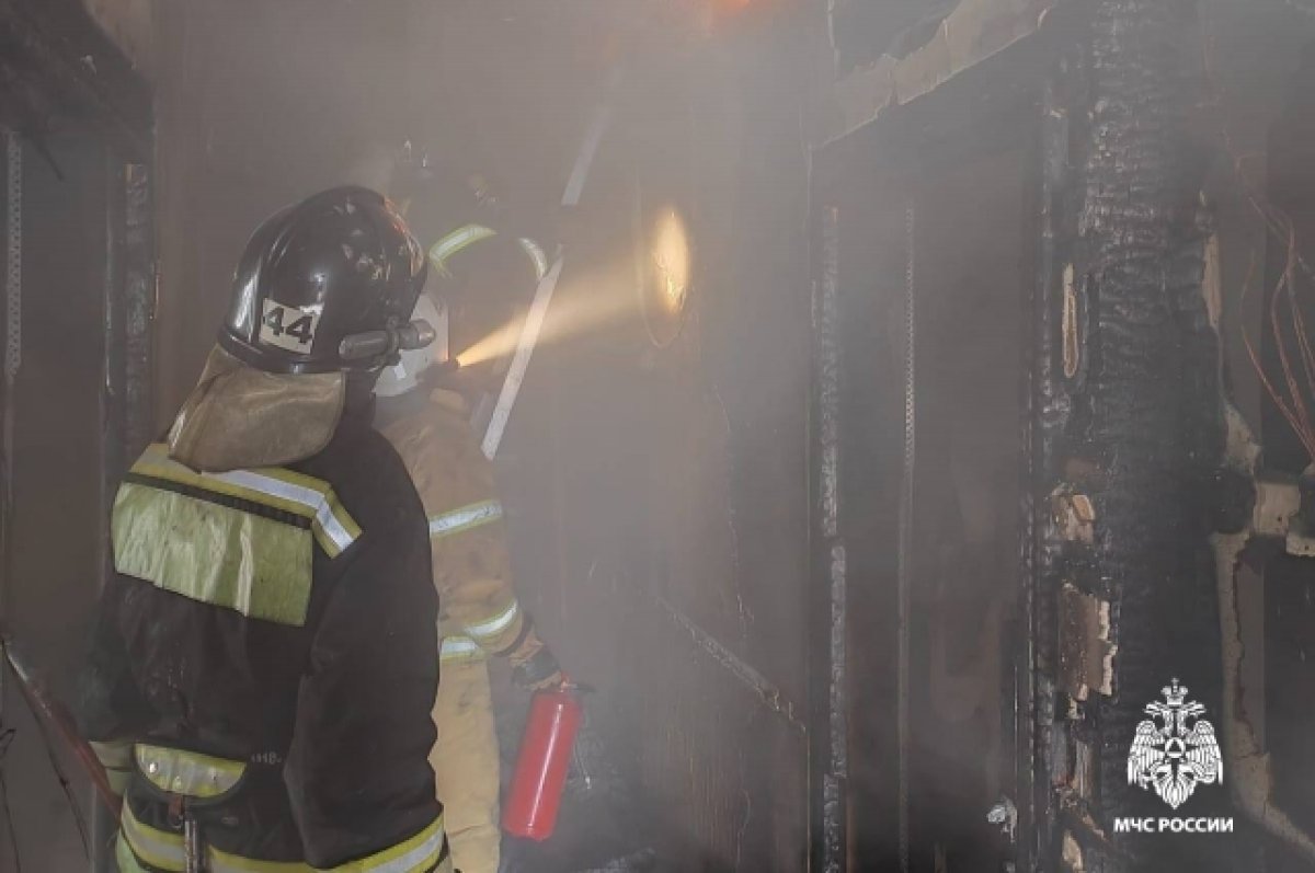 В МЧС рассказали подробности пожара в гостинице в Анапе