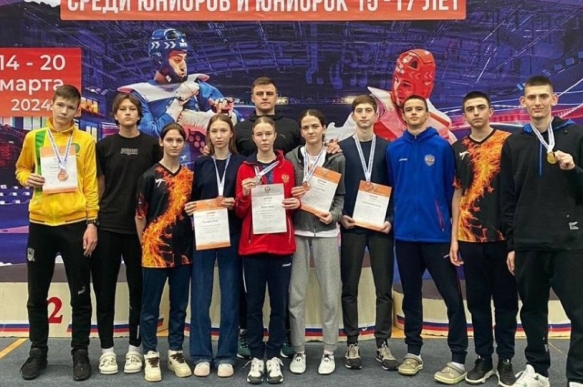 Кубанские спортсмены взяли семь медалей на первенстве России по тхэквондо