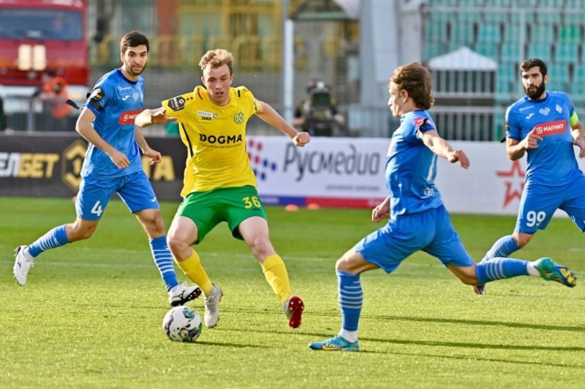 «Кубань» и «Динамо» сыграли вничью в матче Первой лиги