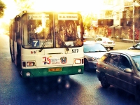 Сотрудниками ГИБДД запрещена эксплуатация девяти автобусов с изъятием государственных регистрационных знаков.