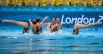Российская сборная, занявшая первое место, выступает с произвольной программой в финале соревнований по синхронному плаванию на ХХХ Олимпийских играх в Лондоне.