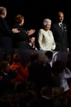 Королева Великобритании Елизавета II на церемонии открытия ХIV летних Паралимпийских игр на Олимпийском стадионе в Лондоне.