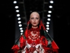 Модели демонстрируют одежду из коллекции весна-лето 2013 модельера Славы Зайцева 