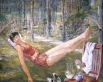 Ю. И. Пименов. 
Женщина в гамаке. 1934
Холст, масло. 130 x 162