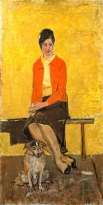 <br>6. Галина Куд рявцева
<br>Одетая натурщица
<br>1965
год<<br>
<br>