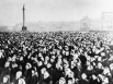 Траурный митинг на Дворцовой площади в Ленинграде в час похорон Иосифа Виссарионовича Сталина 9 марта 1953 года
