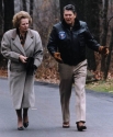 Маргарет Тэтчер и Рональд Рейган. Кэмп-Дэвид, 1986 год
