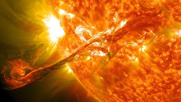 2. Вспышка на солнце, 31 августа 2012. (Фото NASA Goddard Space Flight Center)