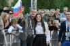 Участница конкурса от России Дина Гарипова на церемонии официального открытия 58-го международного конкурса песни «Евровидение-2013»  в шведском Мальме.