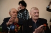 Ветераны Великой Отечественной войны Николай Пономарев и Владимир Архипенко (справа) на встрече ветеранских клубов г. Болотное Новосибирской области.