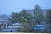 Снегопад в Тыве 13 мая 2013 г.