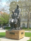 Памятник Кириллу и Мефодию в Белграде, Сербия.