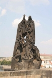 Памятник Кириллу и Мефодию в Праге, Чехия.