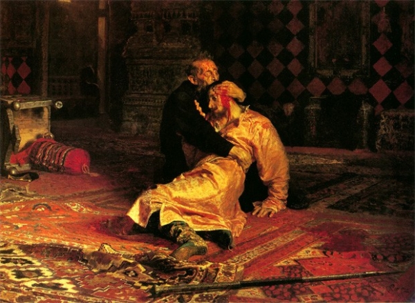 «Иван Грозный и сын его Иван 16 ноября 1581 года», Илья Репин, 1883-1885 годы