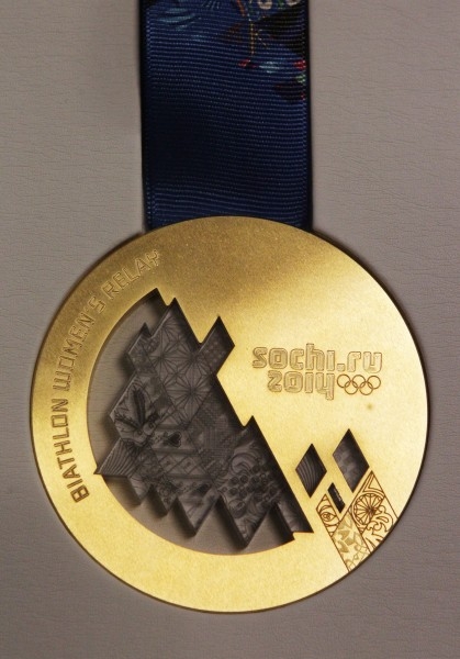 Золотая медаль зимней Олимпиады-2014 