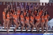 Участницы конкурса красоты "Мисс Москва 2013" выступают во время финального шоу на Красной площади.