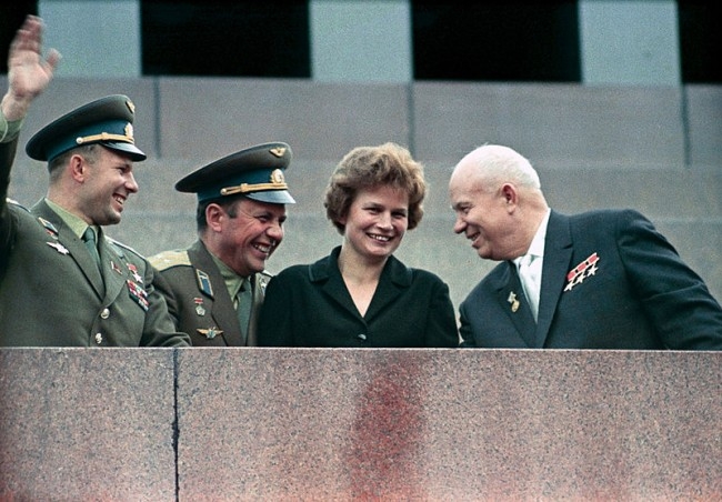 На трибуне Мавзолея 22 июня 1963 года