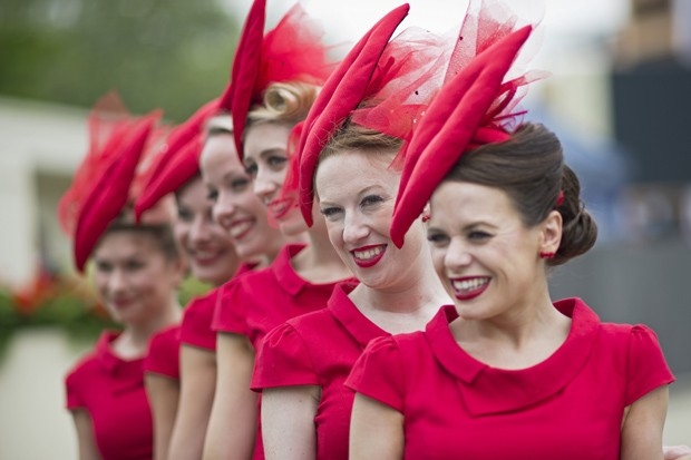 Гостьи церемонии открытия скачек Royal Ascot