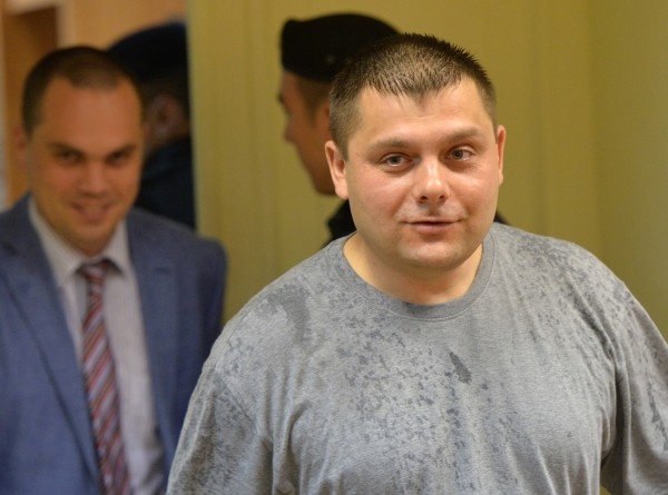 Бывший директор «Вятской лесной компании» Петр Офицеров, обвиняемый по делу о хищениях в компании «Кировлес», в зале заседаний Ленинского суда Кирова.
