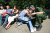 Бывшие десантники отмечают День ВДВ в Центральном парке культуры и отдыха им. Горького