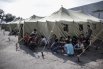 В палаточном лагере для мигрантов в Гольяново.
