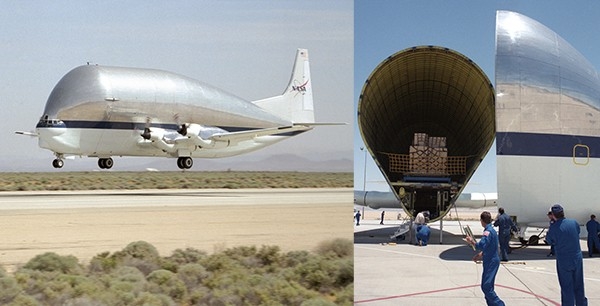 B377PG – супер-турбинный грузовой самолёт NASA, первый полёт которого состоялся в 1980 году.