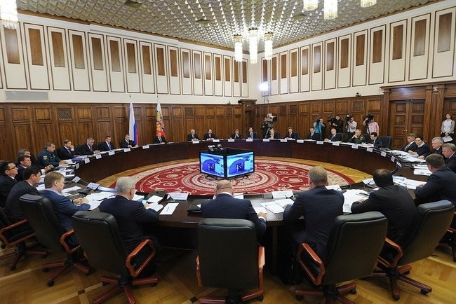 Совещание по вопросу о паводковой ситуации на Дальнем Востоке.