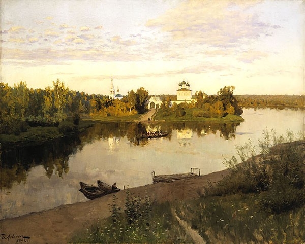 Исаак Левитан - Вечерний звон, 1892.