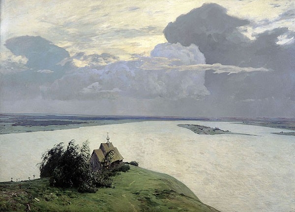 Исаак Левитан - Над вечным покоем (1894)