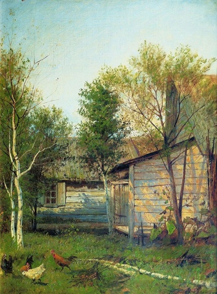 Исаак Левитан - Солнечный день. Весна, 1876-1877.