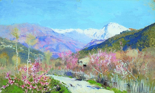Исаак Левитан - Весна в Италии, 1890.
