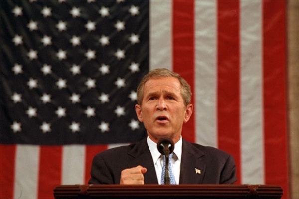 Теракты 11 сентября стали поводом для объявления администрацией Буша «Войны против терроризма». Целями этой кампании были объявлены поимка Бен Ладена и других лидеров «Аль-Каиды». 