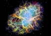 Крабовидная туманность, остаток от сверхновой SN 1054. Расположена на расстоянии около 6500 тысяч световых лет от Земли. В центре туманности располагается пульсар. Эту туманность выступает в качестве источника излучения для изучения небесных тел, которые 