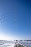 Радиомачта KVLY-TV (628,8 м). Эта телерадиоматча была возведена в городе Бланшар, Северная Дакота в 1963 году и вплоть до 2011 года оставалась самой высокой телерадиомачтой в мире, а до 1974 года - самым высоким сооружением в истории человечества.