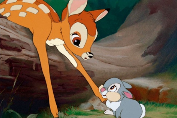 Согласно опросу Los Angeles Business, мультфильм о потерявшем маму оленёнке «Бэмби» является лучшим мультфильмом компании. «Бэмби» получил премию «Золотой глобус» и три номинации на «Оскар».