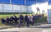 14 октября московские полицейские провели несколько проверок в районе, охваченном накануне массовыми беспорядками.