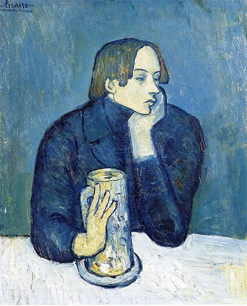 Первые работы Пабло Пикассо, нарисованные ещё в 20-летнем возрасте были далеки от сюрреализма – поначалу художника вдохновляли импрессионисты и окружавшая его атмосфера. Большим потрясением для Пикассо стало самоубийство его друга Карлоса Касагемаса. Карт