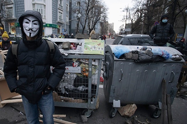 Серия протестных акций на Украине продолжается.