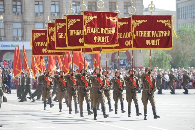 Штандарты фронтов и соединений, участвующих в Сталинградской битве