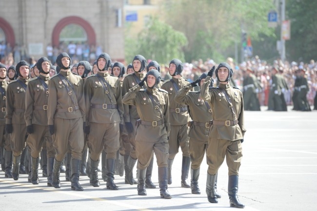 Военный парад в Волгограде